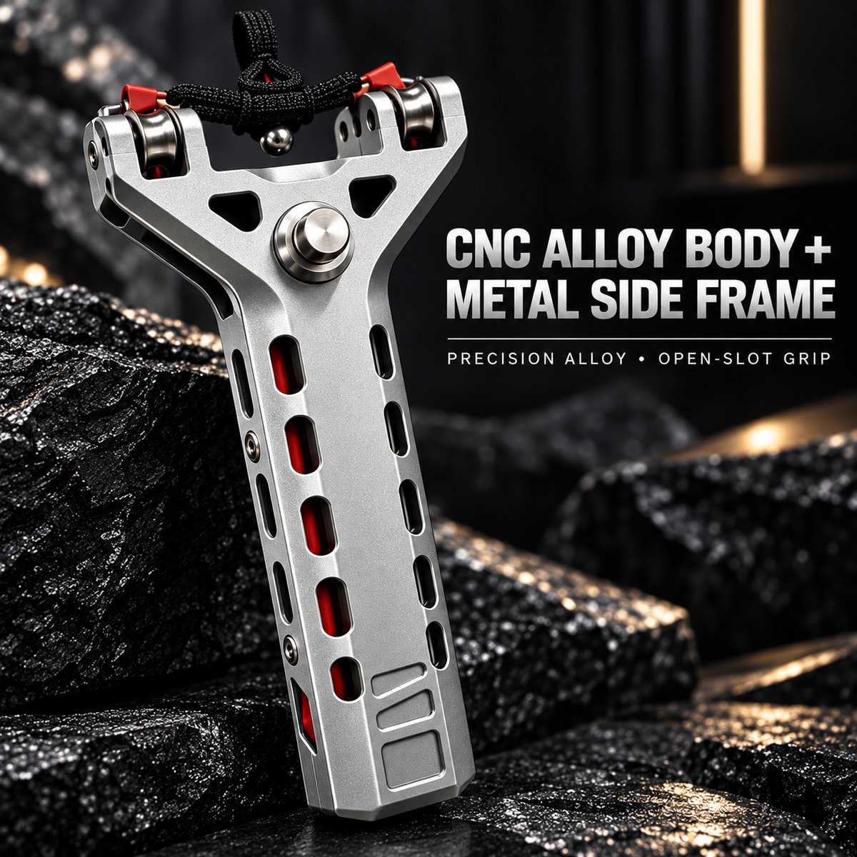Silver Aluminum Slingshot Kit — product view 3