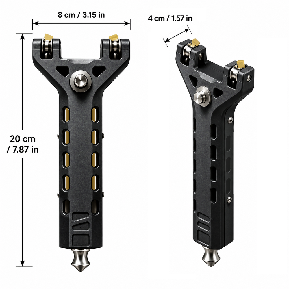 Black ABS Slingshot Kit — product view 2